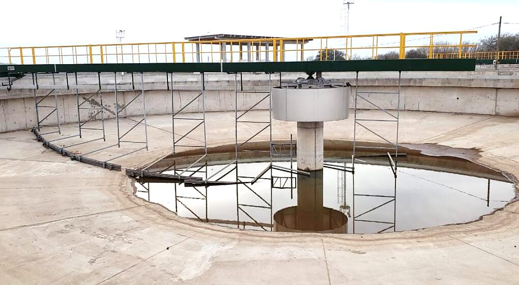 Zanjas de oxidación, planta depuradora Córdoba